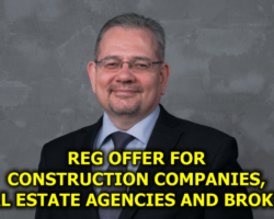 REG offer for construction companies, real estate agencies and brokers